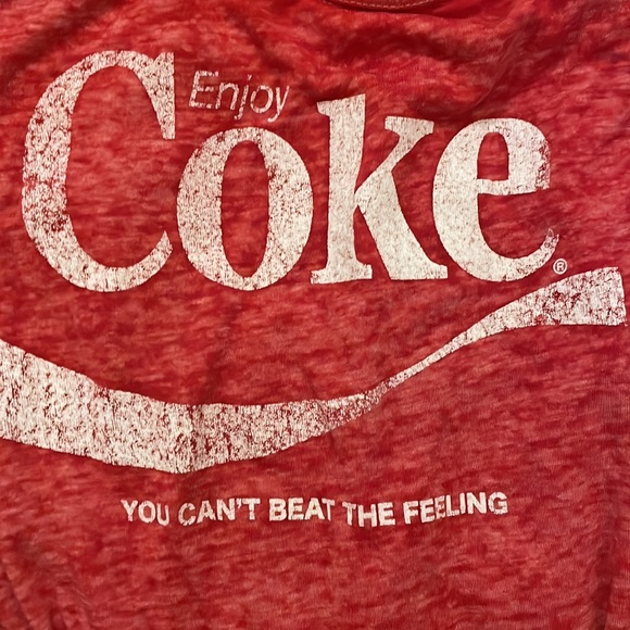 š„¤š¤COCA COLA CROP TEE VINTAGEš¤š„¤SIZE XS - Picture 3 of 5